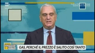 Crisi del gas perchè il prezzo sale così tanto Stefano Saglia a Mi Manda Rai Tre [upl. by Eneli790]