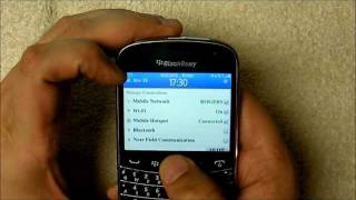 Mobile Hotspot on BlackBerry 7 1 [upl. by Tobye]