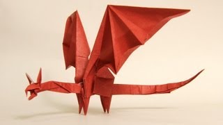 How to make an Origami Simple Dragon Shuki Kato [upl. by Yznil]