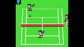 Gameboy Game Tennis 1989 Nintendo Super Gameboy version [upl. by Bitthia949]