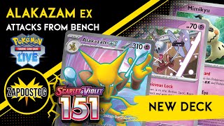 Alakazam ex Deck IS BENDING THE RULES with 151 Set Pokemon TCG [upl. by Ttihw723]