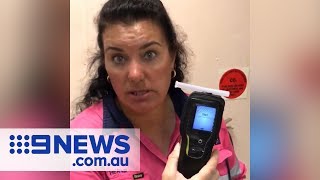 Hot cross buns makes truckie fail breathalyser test  Nine News Australia [upl. by Avelin]