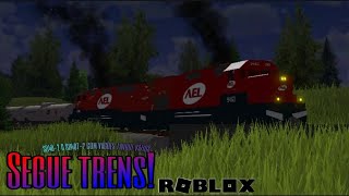 Segue trens Roblox SD402 amp SD40T2 COM VAGÕES TANQUE VAZIOS [upl. by Polloch]