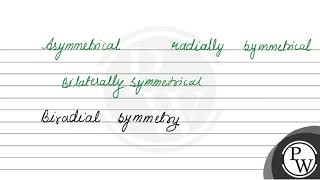 What is biradial symmetry [upl. by Nesyrb]