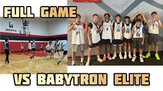 FULL CHAMPIONSHIP GAME against Babytron Elite August 3rd [upl. by Enelrad]