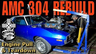 JAVYS HURT 1974 AMC 304 Tear Down roadkillcustoms diy cars javelin youtube 304 [upl. by Gettings]