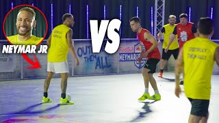 NEYMAR JR ME RETA A UN PARTIDO DE FUTBOL CONTRA SUS AMIGOS [upl. by Hagood]