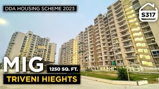 2 BHK DDA MIG Flat for sale in DWARKA SECTOR 16B  2 BHK DDA Flat in TRIVENI HEIGHTS  BRS SHOW S317 [upl. by Dugan882]