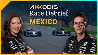 How Bad Was the Damage to George’s Car  2024 Mexico City GP F1 Akkodis Race Debrief [upl. by Peednam]