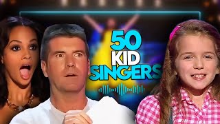 50 Kid Singers Who Wowed The Judges [upl. by Sillihp]