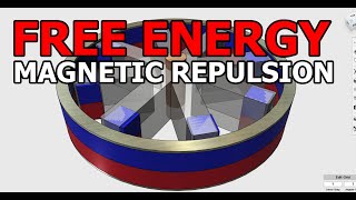 Free energy permanent magnet motor repulsion 2  Adventurer [upl. by Euqnom329]