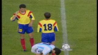 World Cup ITALY 1990  Argentina Vs Romania 11 Part II [upl. by Gautious799]