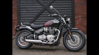 2024 Triumph Bonneville Speedmaster Stealth Edition at West Coast Triumph Glasgow [upl. by Kirad]