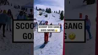 Scooby Doo Gang Goes Skiing ⛷️🤣 🎥 BViral [upl. by Kramer102]