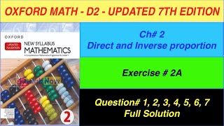 D2 Math Exercise 2A Updated 7th edition  D2 Chapter 2 Exercise 2A Full Solution [upl. by Adlihtam]