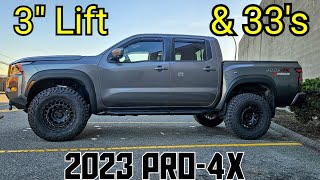 NEW WHEEL AND TIRE SETUP FOR MY LIFTED 2023 NISSAN FRONTIER PRO4X [upl. by Eniamraj]