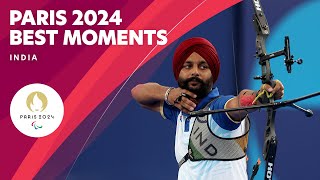 Best Moments  India 🇮🇳  Paris 2024 Paralympic Games ❤️💙💚 [upl. by Ellerahc]