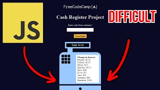 FreeCodeCamp Cash Register Project Tutorial amp Walkthrough [upl. by Olmstead]