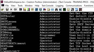 Crestron Toolbox™ Text Console [upl. by Hauser]