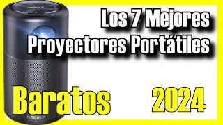 🎥🔥 Los 7 MEJORES Proyectores Portátiles BARATOS de Amazon 2024✅CalidadPrecio Bluetooth 4K [upl. by Eissoj]