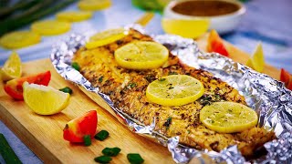 Baked Fish In Foil Recipe By SooperChef [upl. by Gnehc]