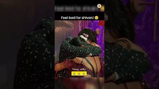 Shivani vishal Love huye emotional Shivani kumari hui bigg Boss se bahar biggboss shorts [upl. by Imojean]