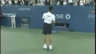 Djokovic imitates Rafa Nadal and Maria Sharapova [upl. by Sharity]