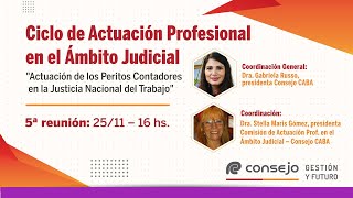 Ref 2305I Ciclo de Actuación Profesional en el Ámbito Judicial 5º Reunión [upl. by Aikahs]