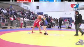 WM 60 KG  Marianna Sastin vs Jennifer Page [upl. by Acessej]