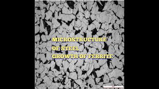 Microstructure of ferrite in steel [upl. by Nylednarb906]