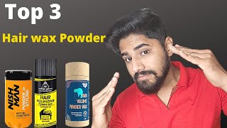 Top 3 hair Volumizing wax powder In India 2022 urbangabru nishman hairwax beardhood [upl. by Herrmann]