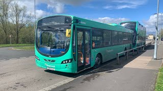 Riding The Cambridge Guided Busway Route A and B [upl. by Akinwahs]