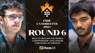 FIDE Candidates 2024 Rd 6  Leaders Gukesh amp Ian Faceoff Hikaru amp Fabiano Will There Be Fireworks [upl. by Eiram673]