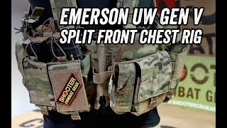 Emerson UW Gen V Split Front Chest Rig EM7451 [upl. by Kirsti]