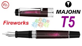 Majohn T5 Fountain Pen Smooth Writing Experience and Elegant Design [upl. by Esined525]