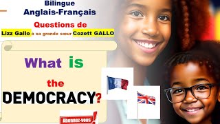 Lecture bilingue AnglaisFrançais  What is DEMOCRACY english french français [upl. by Kokaras]