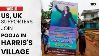 Kamala Harris’s Village Hosts US UK Supporters in Special Ceremony  US Election 2024 [upl. by Anitsyrc]