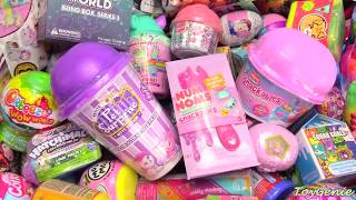 Opening Princess Surprise Eggs Num Noms Shimmer and Shine Surprises [upl. by Attekahs]