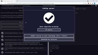 Basic Algorithm Scripting 616  Confirm the Ending  freeCodeCamp [upl. by Lanae]