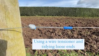 How to use a Gripple wire tensioner and tidy up the lose end [upl. by Janik78]