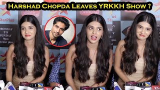 Pranali Rathod Expressions Confirmed Harshad Chopda Leaves YRKKH Show [upl. by Hgeilyak]