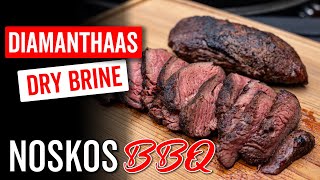 Diamanthaas van de BBQ droog gepekeld en reverse sear bereid [upl. by Ailsun172]