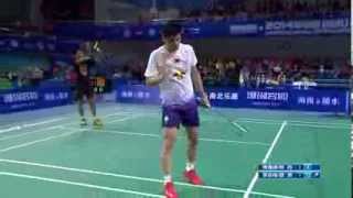 2014中国陵水挑战赛 蔡赟 傅海峰 VS 林丹 李宗伟 2014 Exhibition Match Cai YunFu Haifeng VS Lin DanLee Chong Wei [upl. by Obel]