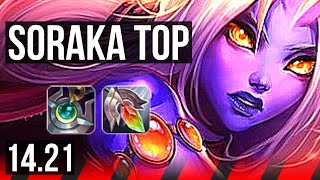 SORAKA vs ORNN TOP  2527  EUW Diamond  1421 [upl. by Diahann]