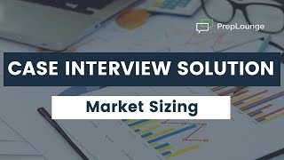 Case Interview Example With Solution — Market Sizing Gas Station  PrepLounge [upl. by Ahsieyk]