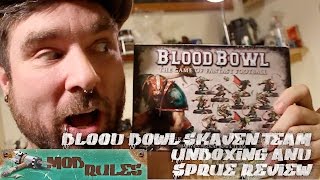 Mob Rules Unboxing and Sprue Review Blood Bowl Skaven Team [upl. by Piegari]