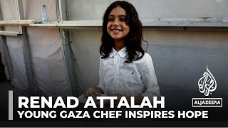 Meet Renad a 10yearold chef charming the internet with cooking videos amid Israels war on Gaza [upl. by Aleksandr]