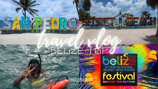 San Pedro Belize Vacation 🇧🇿  Belize NightLifeSecret Beach Belize Festival  Belize Barrier Reef [upl. by Nived]