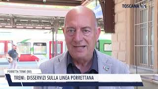 20240622 PORRETTA TERME BO  TRENI DISSERVIZI SULLA LINEA PORRETTANA [upl. by Burdett]