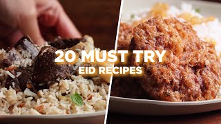 20 Must Try Easy Eid Recipes [upl. by Retsevel442]